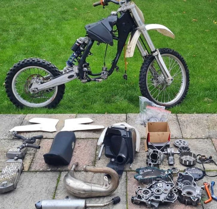 ktm sx 85 dyfuzor tlumik wahacz chlodnica stalaz blotnik kierownica