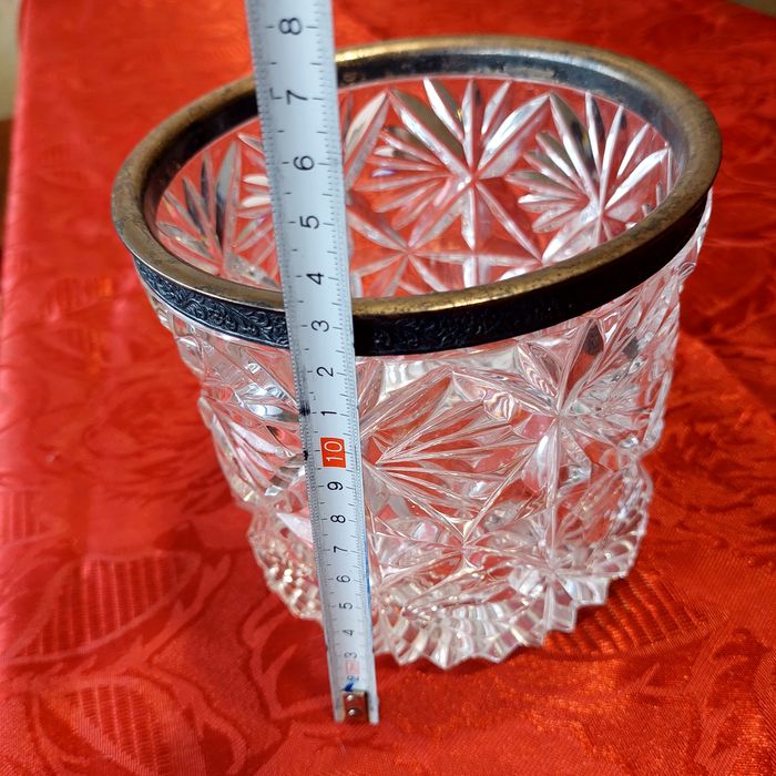 Хрусталь с мельхиором. СССР