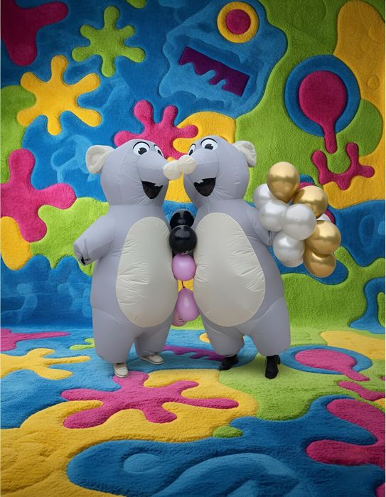 Костюм миші на прокат. Оренда надувних костюмів. Костюм криси щура