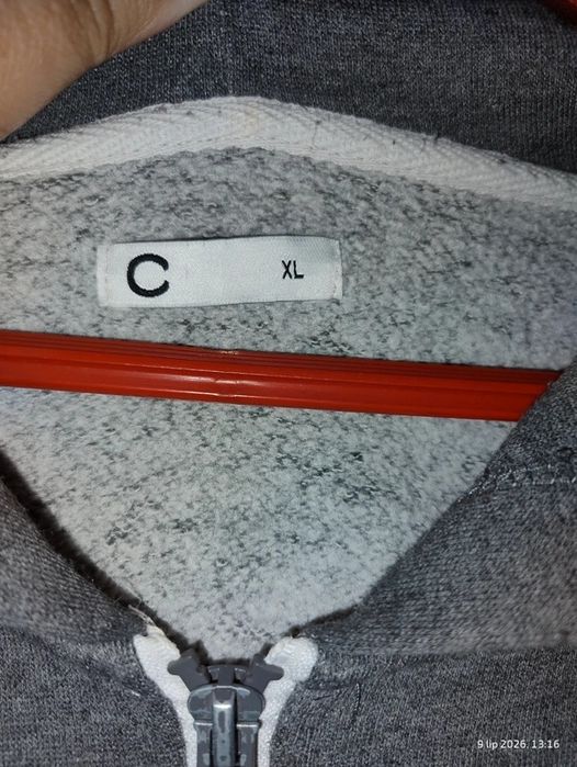 Bluza męska Cubus xl szara z kapturem