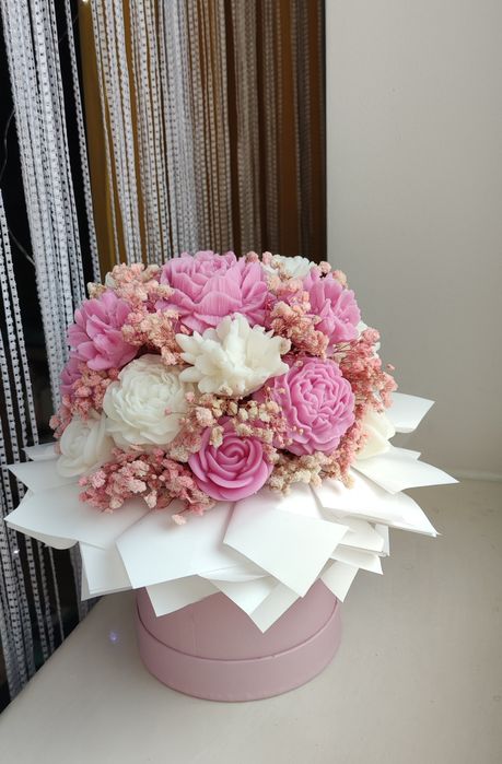 Flowerboxy z wosku sojowego