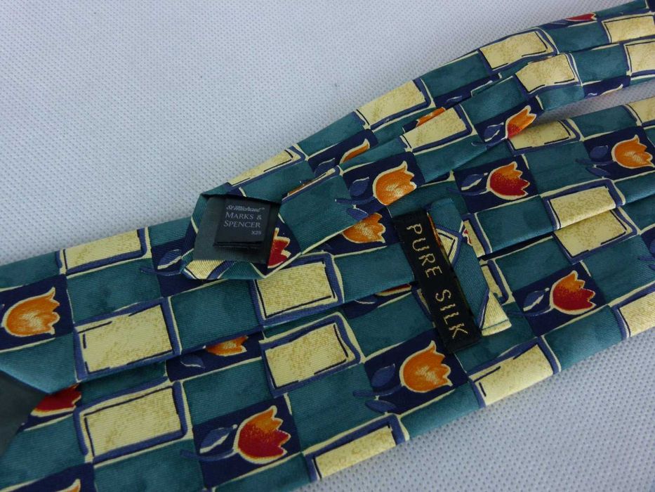 Marks & Spencer jedwabny krawat silk