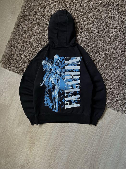 Худи Nirvana с большим принтом