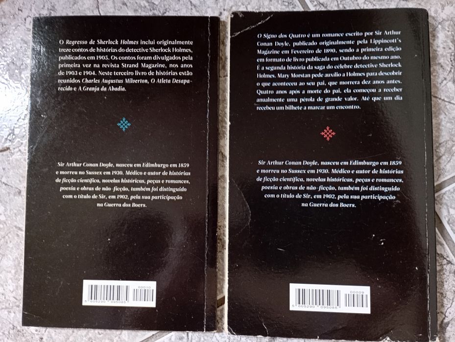 Sherlock Holmes - dois livros