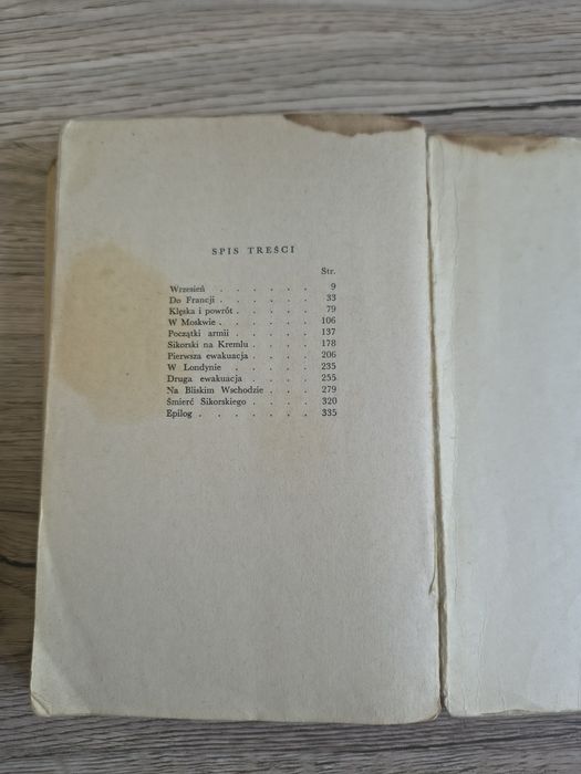 Książka Byłem adiutantem gen. Andersa – J. Klimkowski – 1959 – MON –