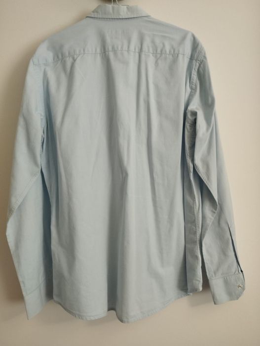 Camisa clássica Azul claro