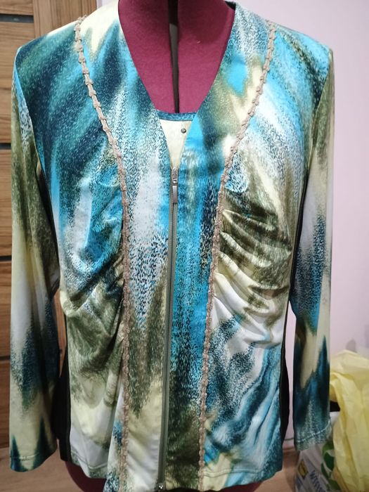 Żakiet z bluzką 3XL