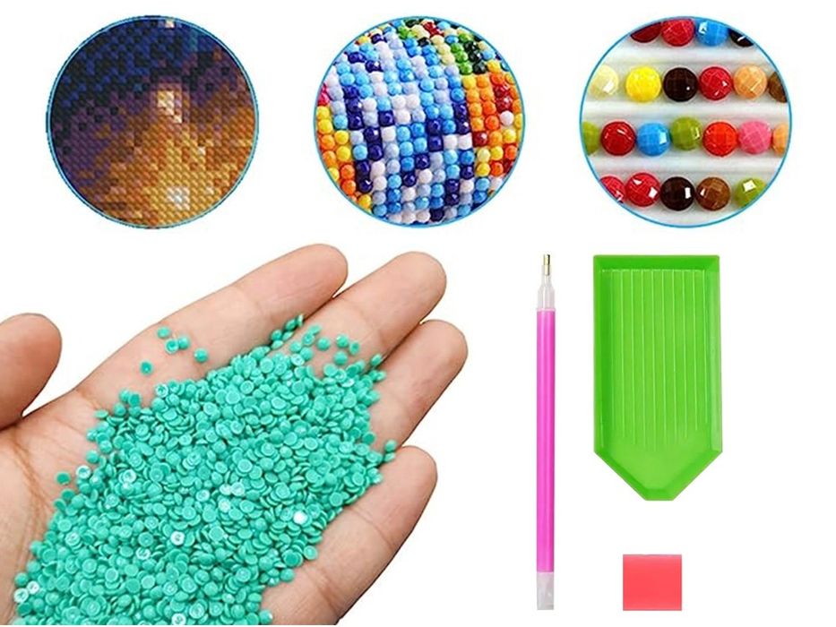 Haft diamentowy drzewo zestaw diamond painting dla dzieci prezent
