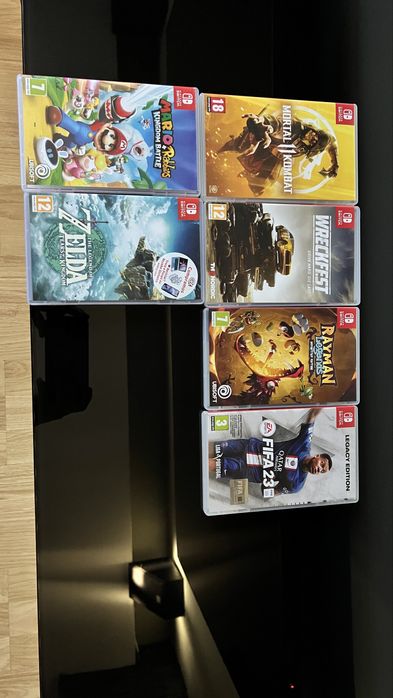 Jogos nintendo switch como novos