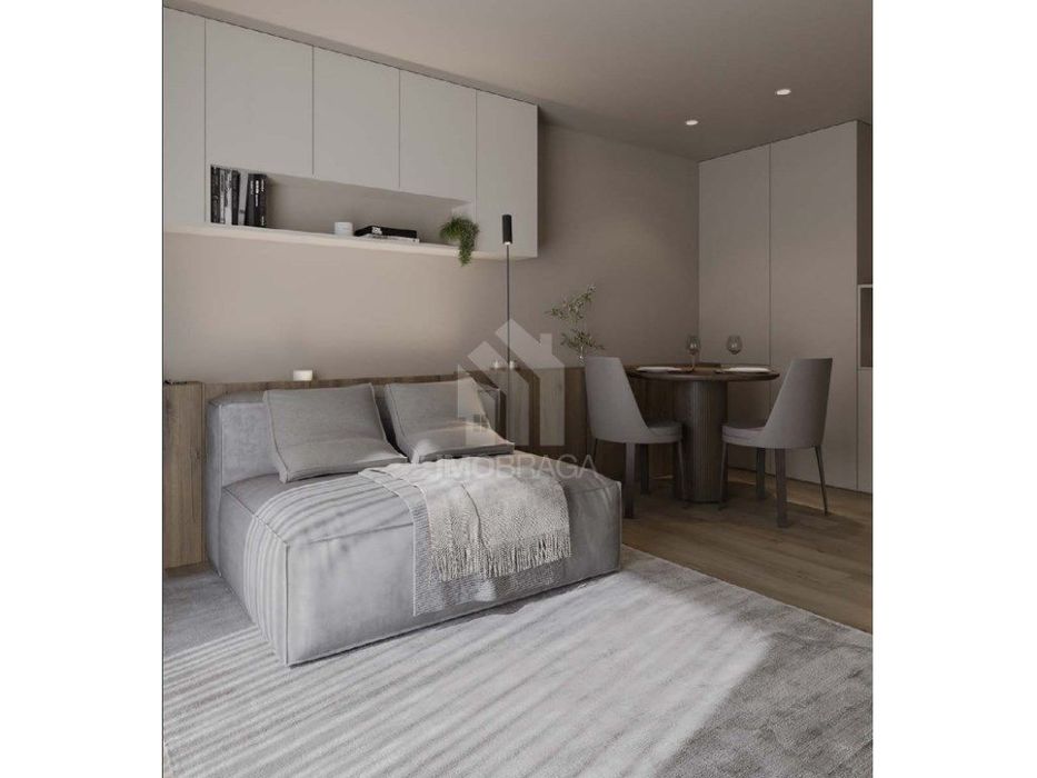 Fantástico Apartamento T0 Novo em São Vítor, Braga - Conclusão 1º S...