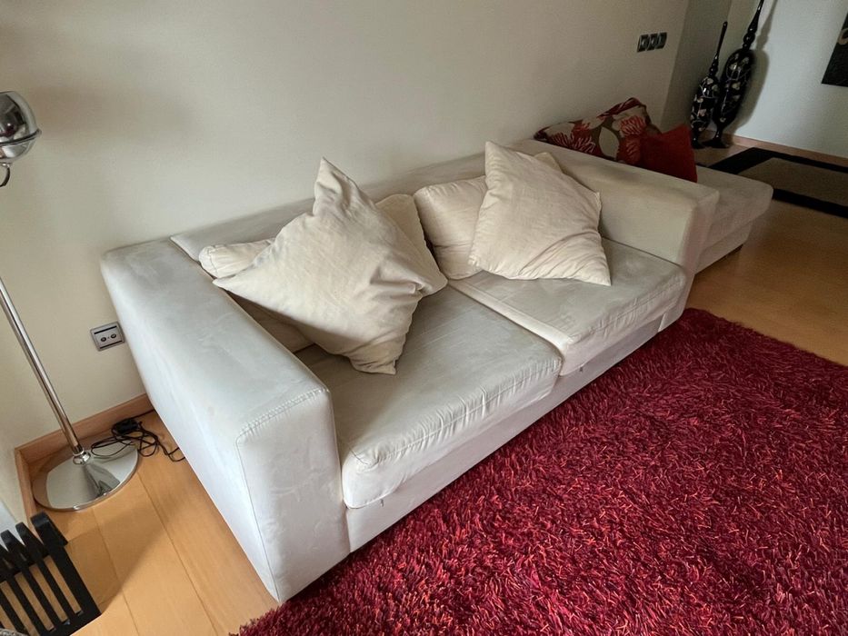 Vendo sofá com puff