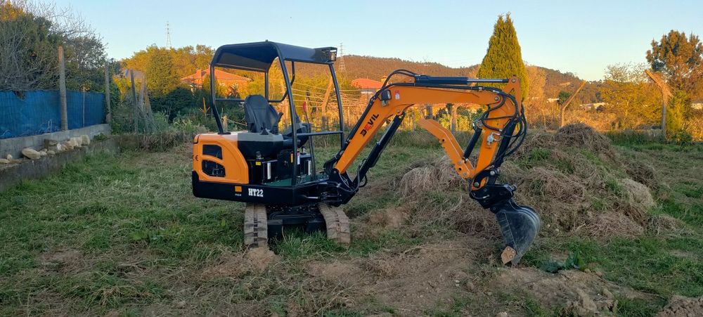 Mini escavadora de 2200 Kg