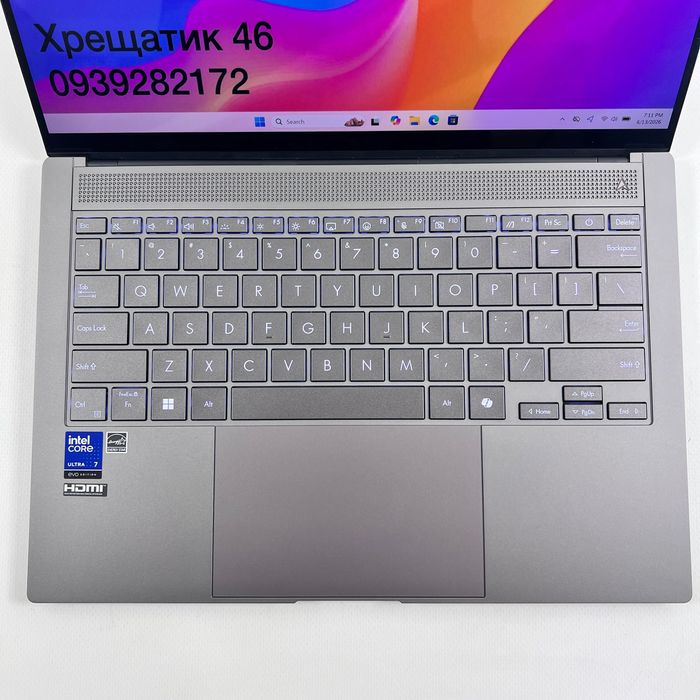Сенсорний Asus Zenbook S14 Ultra 7 258V 32GB RAM 1TB SSD 120Hz Гарантія Магазин