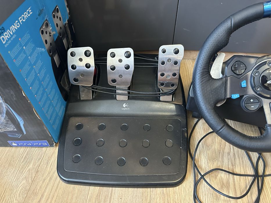 Игровий руль Logitech G29 PC/PS 3/4/5 (thrustmaster) тести/відео, g923