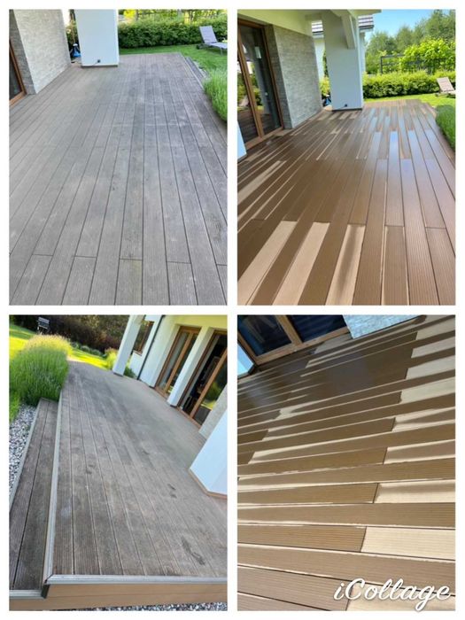 Czyszczenie kostki brukowej, elewacji itp