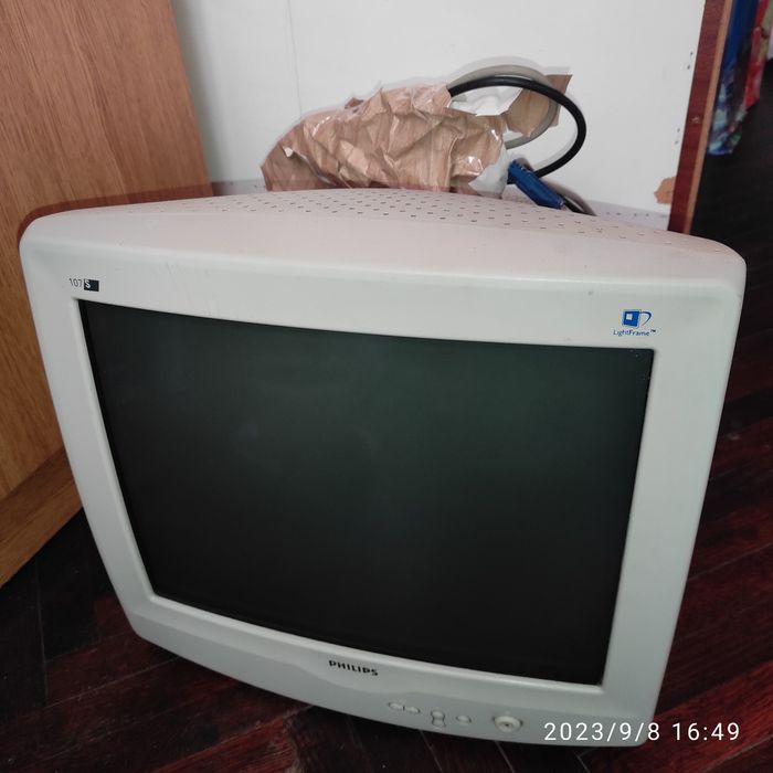 Вінтаж монітор 1991 рік Філліпс