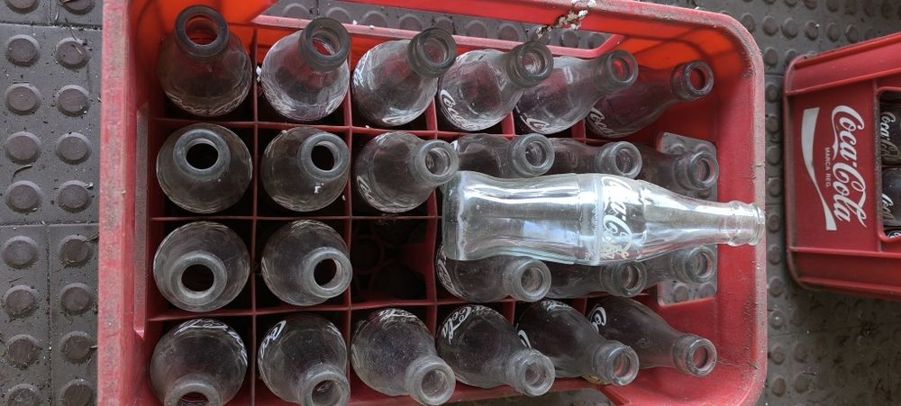 Garrafas coca cola  anos 80