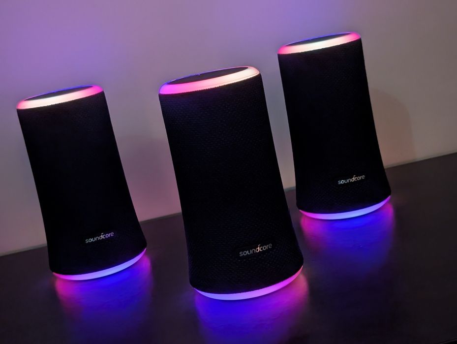 3 Colunas Soundcore Anker Flare 2 Bluetooth IPx7 com PartyCast