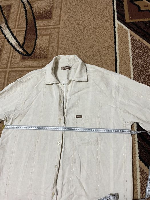 Рубашка чоловіча 4 xl, льон