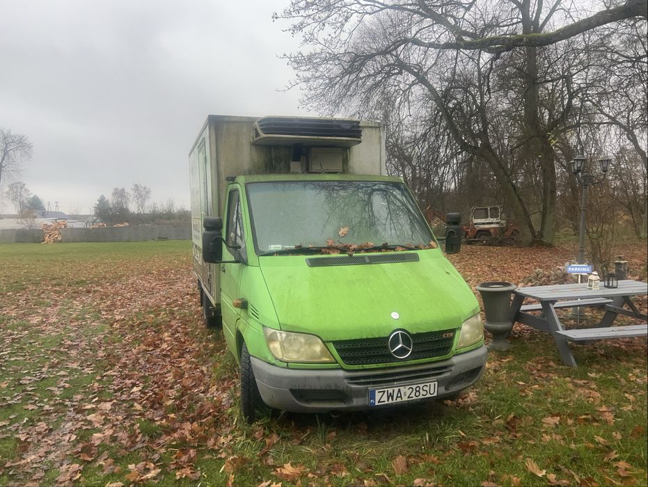 Sprzedam koparke i samochód chłodnia merc