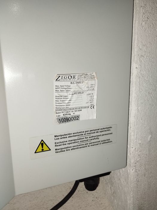 Zigor Single-Phase Inverter 3680 W64585165760643122