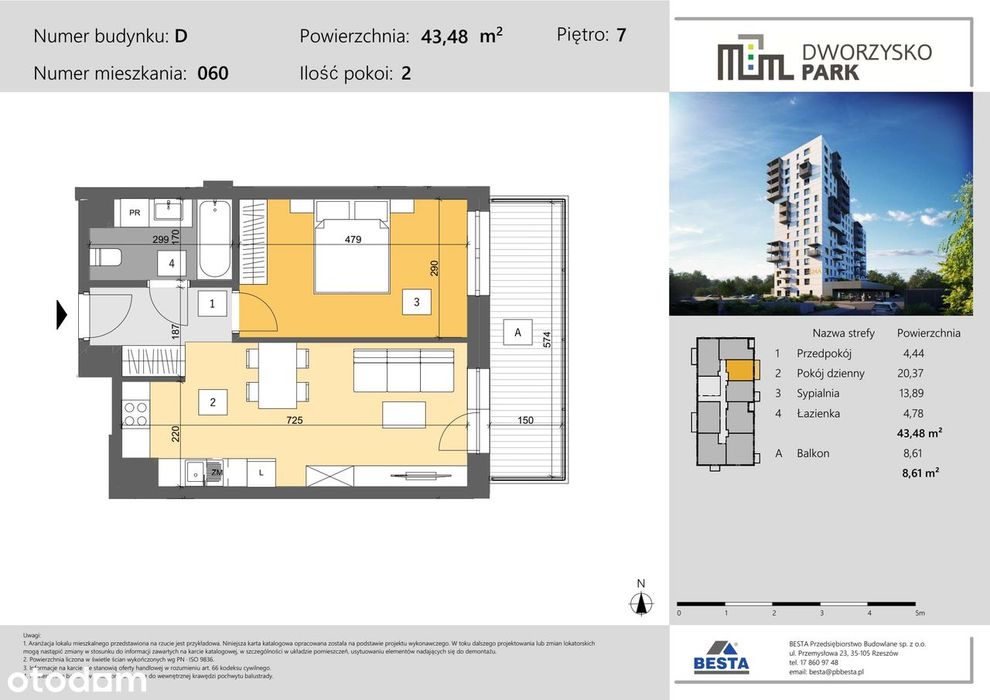 Dworzysko Park | nowe mieszkanie D060