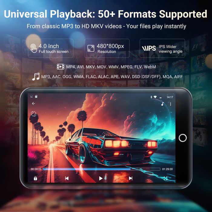 MECHEN H10 160GB Android MP3 Hi-Fi плеєр Spotify Wi-Fi Bluetooth новий запакований на подарунок