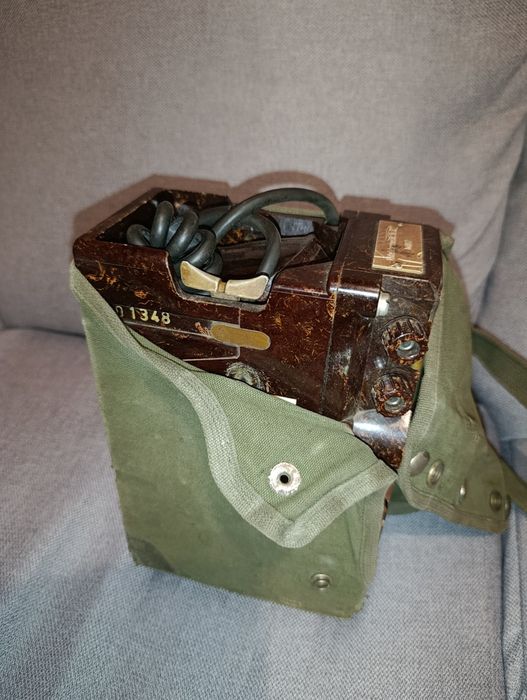 Telefone Militar de Campanha Holandês TA-3017 Anos 50
