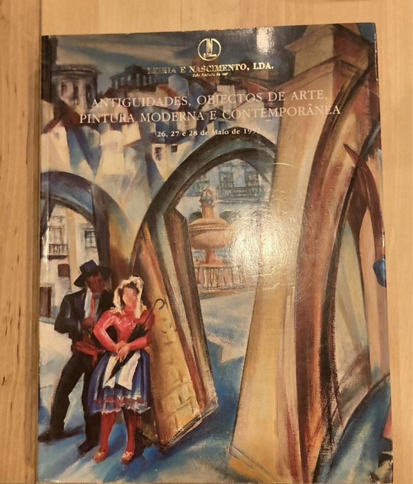 catálago ilustrado de antiguidades arte e pintura Leiria e Nascimento