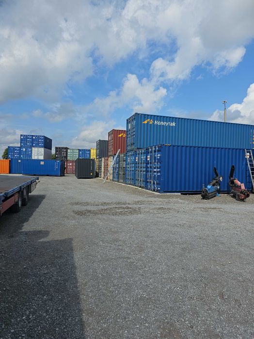 Kontener morski 40HC/12m, r. 2020/2021, magazyn, transport hds