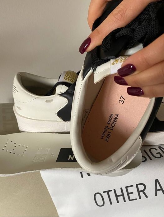 Кеди кросівки шкіряні снікерси GG Golden Goose