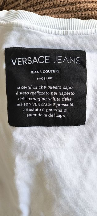 Свитшот на лампасах  кофта Versace Jeans panel oригинал Italy