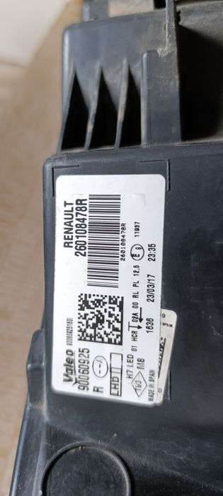 Фара оригинал Renault Mégane 4 б/у