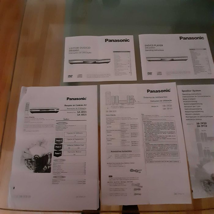 Sistema Home Theater Panasonic como novo