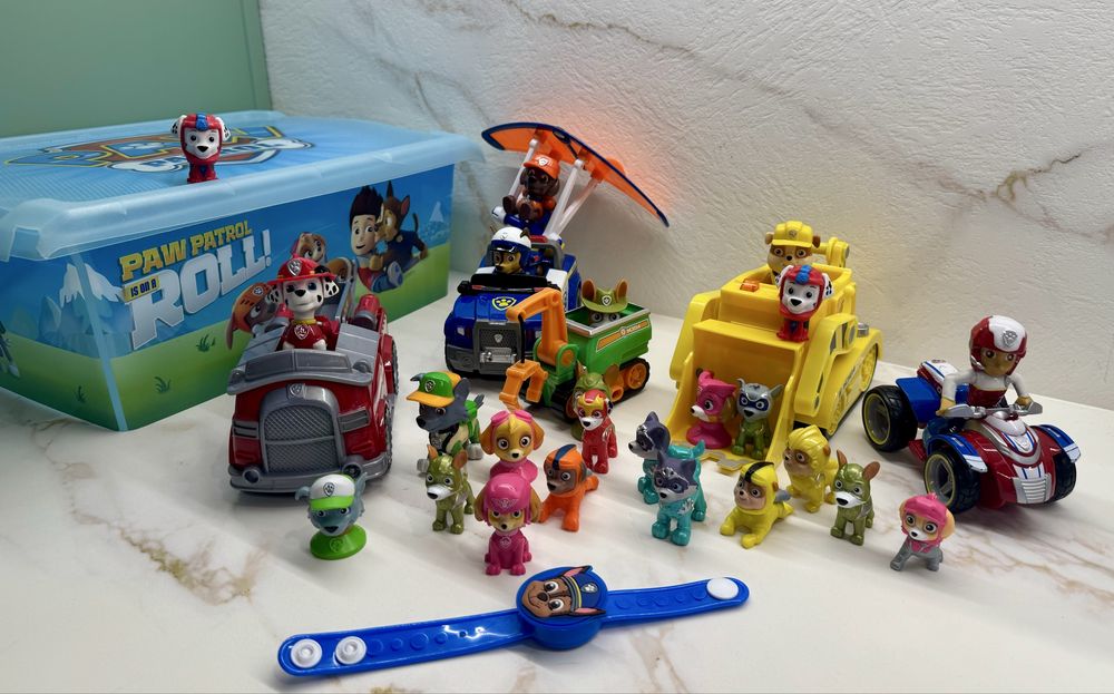 Psi Patrol pojazdy i figurki