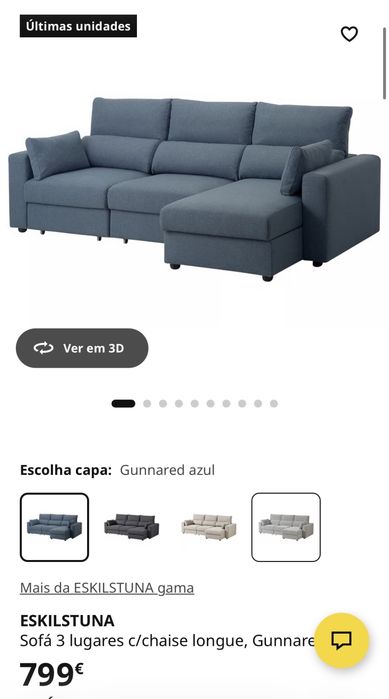 Sofá Ikea eskilstuna