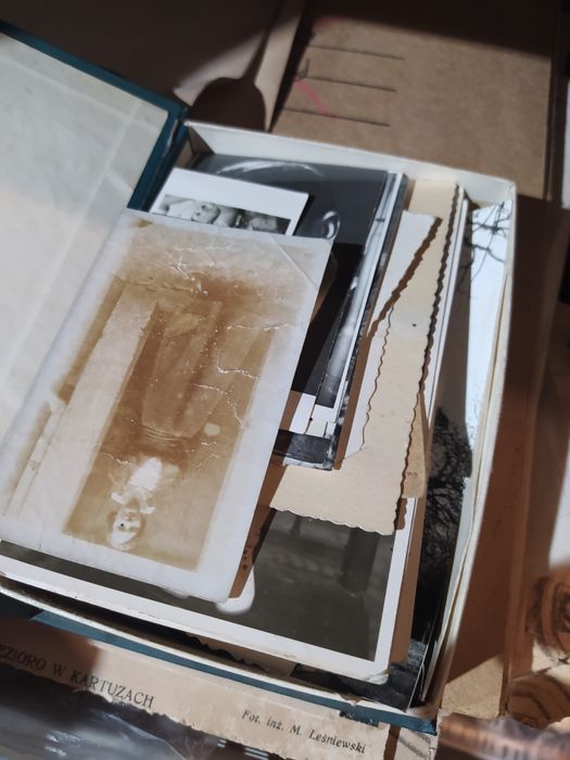 Stare zdjęcia pudełko