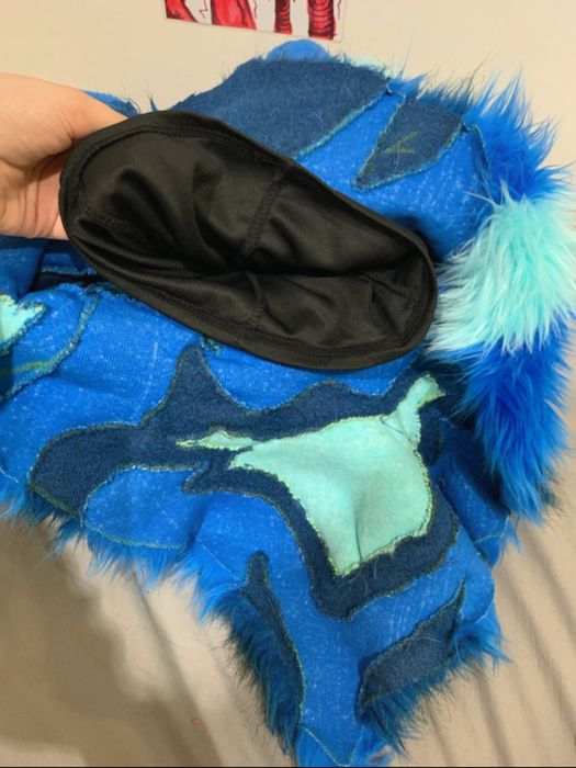 furry fursuit dino mask dino opis