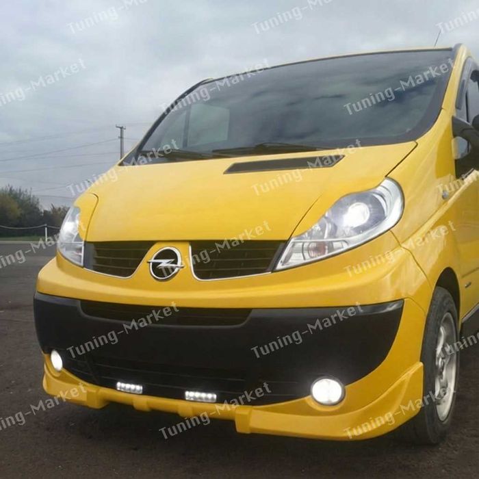 Накладка бампера Губа Юбка передняя задняя Vivaro Trafic Primastar