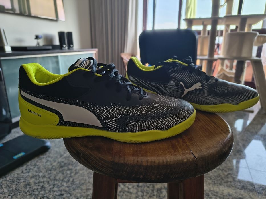 Chuteiras Futsal Puma Truco III (Tam. 40) – Como Novas na caixa original
