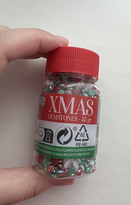 Стрази для рукоділля,для прикрашання ялинкових іграшок.