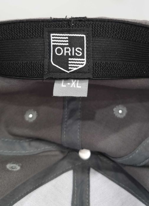Szara CZAPKA z daszkiem ORIS HOLSTEIN 1904 Full Cap Flex Fit HAFT L/XL