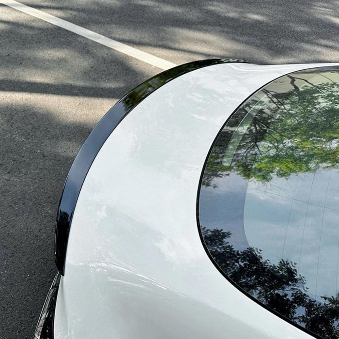 Tesla 3 / Y спойлер багажника сабля М4 стиль черный глянец