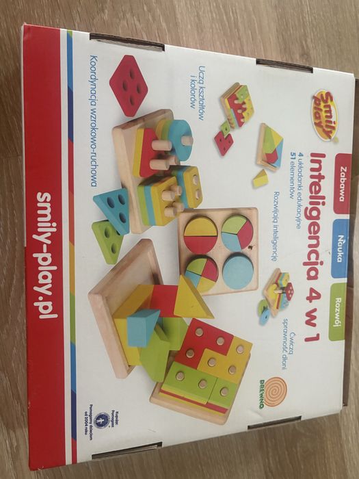 Klocki inteligencja 4 w 1 Smily-play