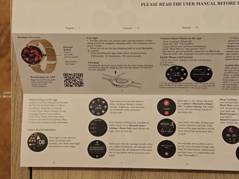 smartwatch rose gold