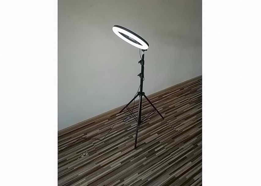 Кольорова кільцева лампа 30 см, зі штативом 2 метри