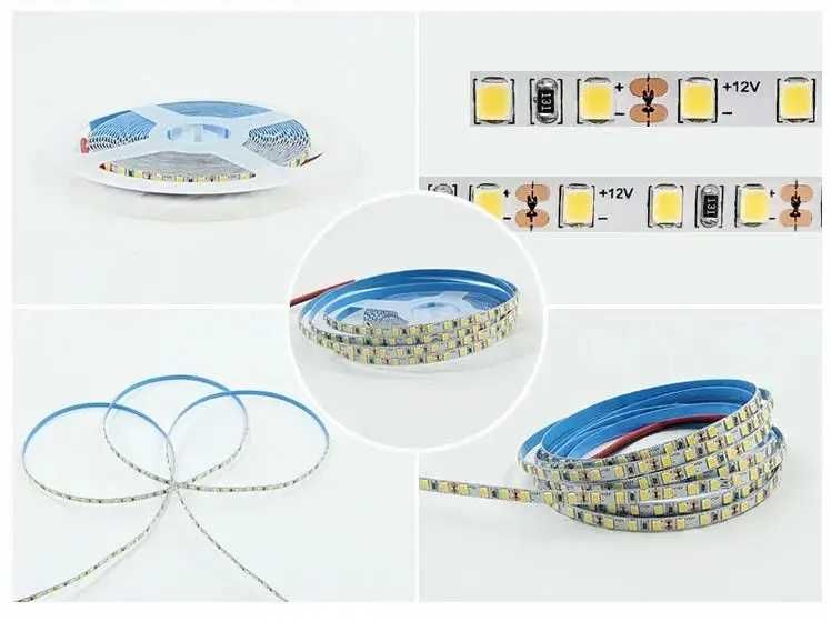 Світлодіодна LED стрічка 12v 5мм, 4мм