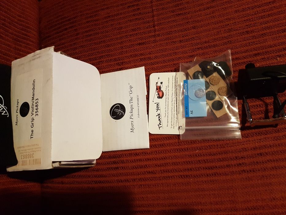 Microfone de violino Myers novo .