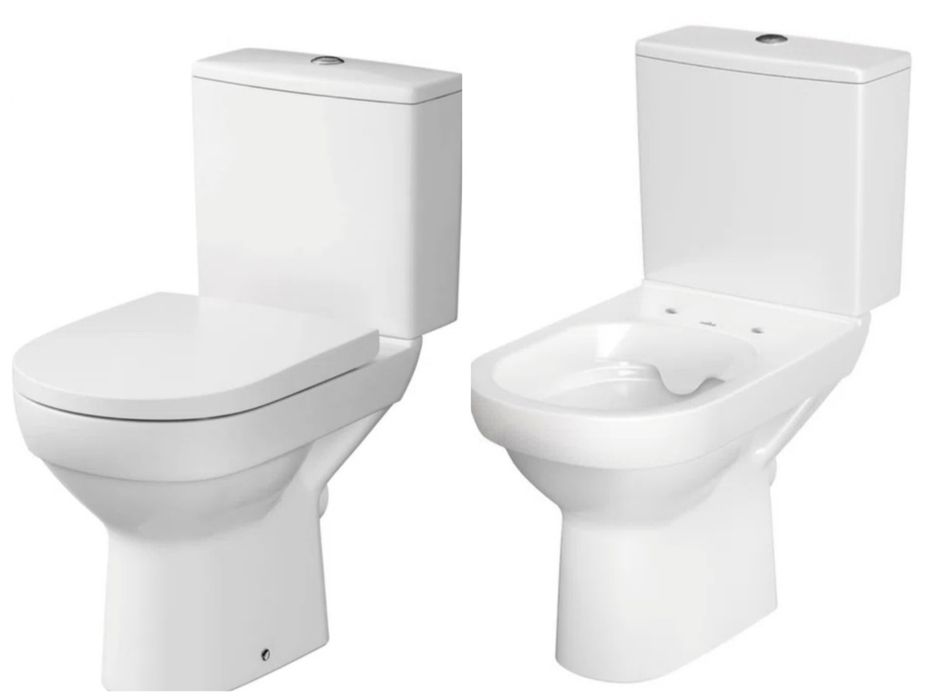 WC kompakt Cersanit Compact 601 City New Clean On 010 3/5 mała wada