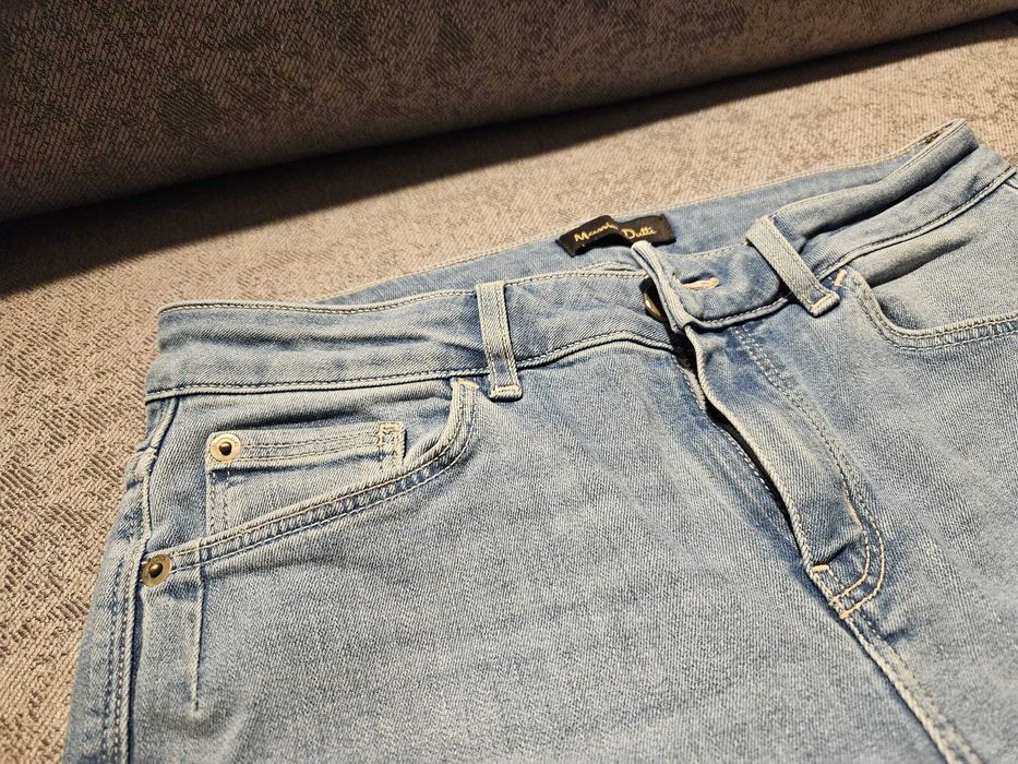 Calças de ganga, azuis, Massimo Dutti, tamanho S/36, em muito bom estado